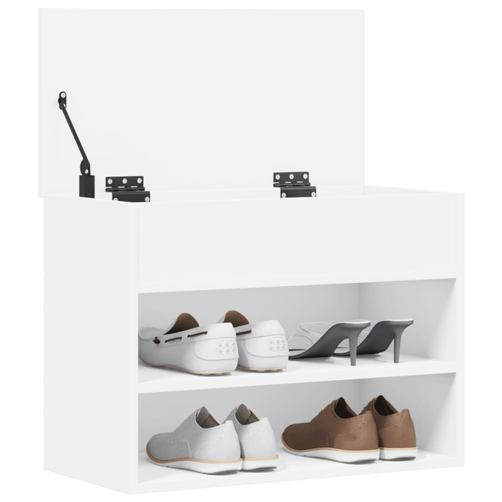 vidaXL zapatero de madera de ingeniería blanco 60x30x45 cm
