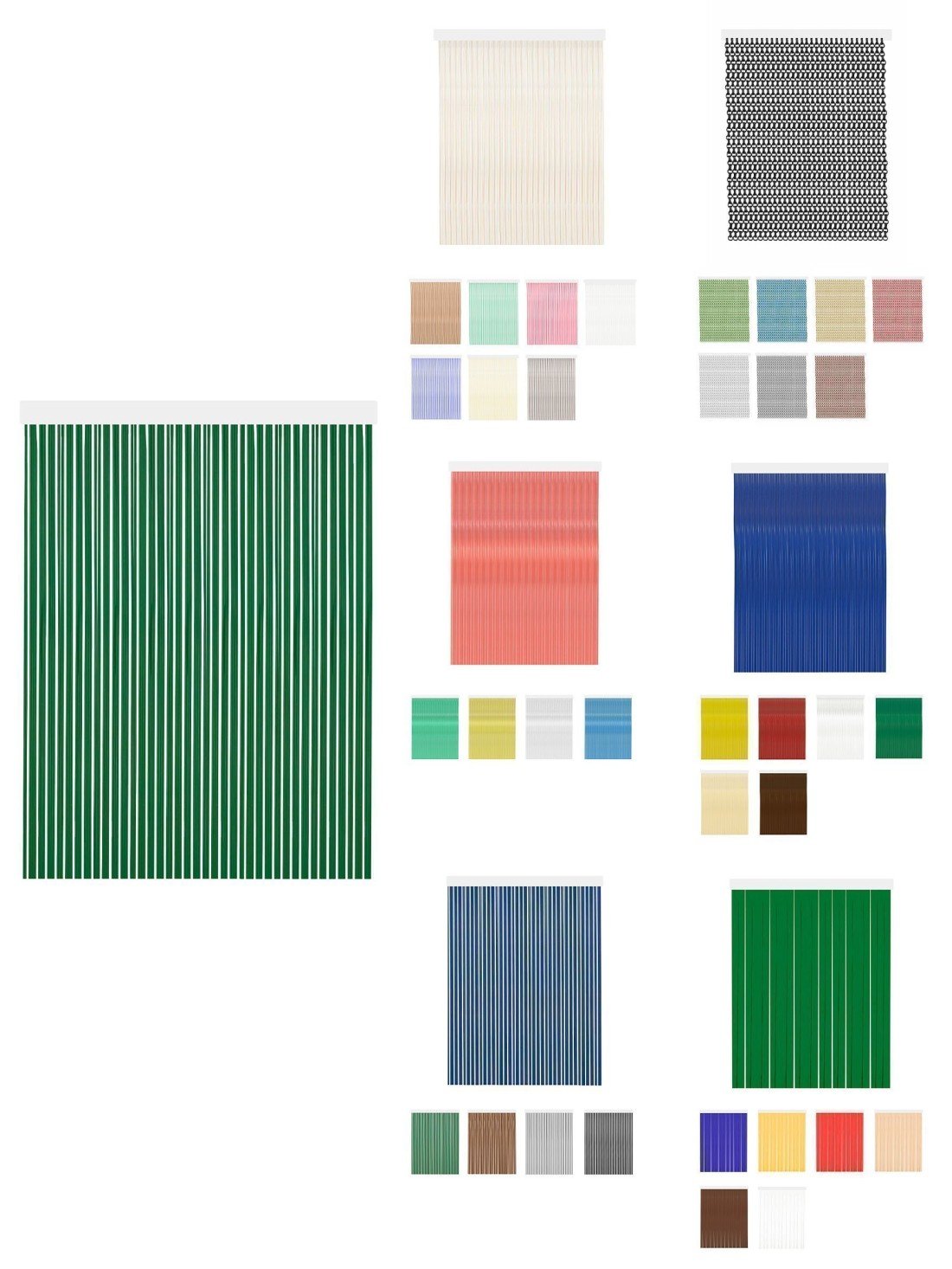 80 x 240 cm | marbella - verde | cortinas de exterior impermeables – cort
