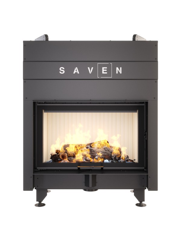 Chimenea insertable de leña - energy up 80x50 (17,0 kw) eco