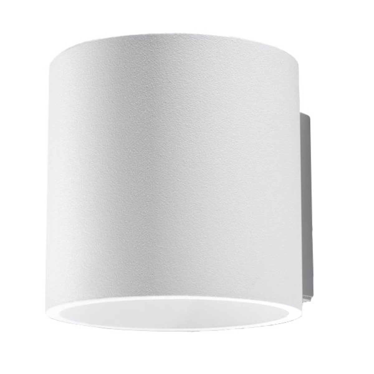 Lámpara de pared orbis 1 blanco aluminio 10x10x12cm