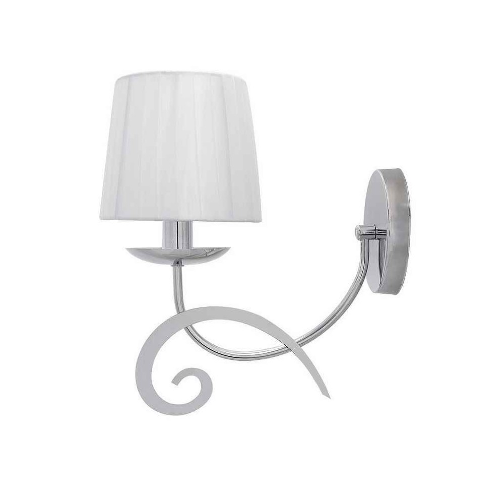 Lámpara de mesa - fab 155261020 - metal - vintage - e14 - blanco - 31x15x28