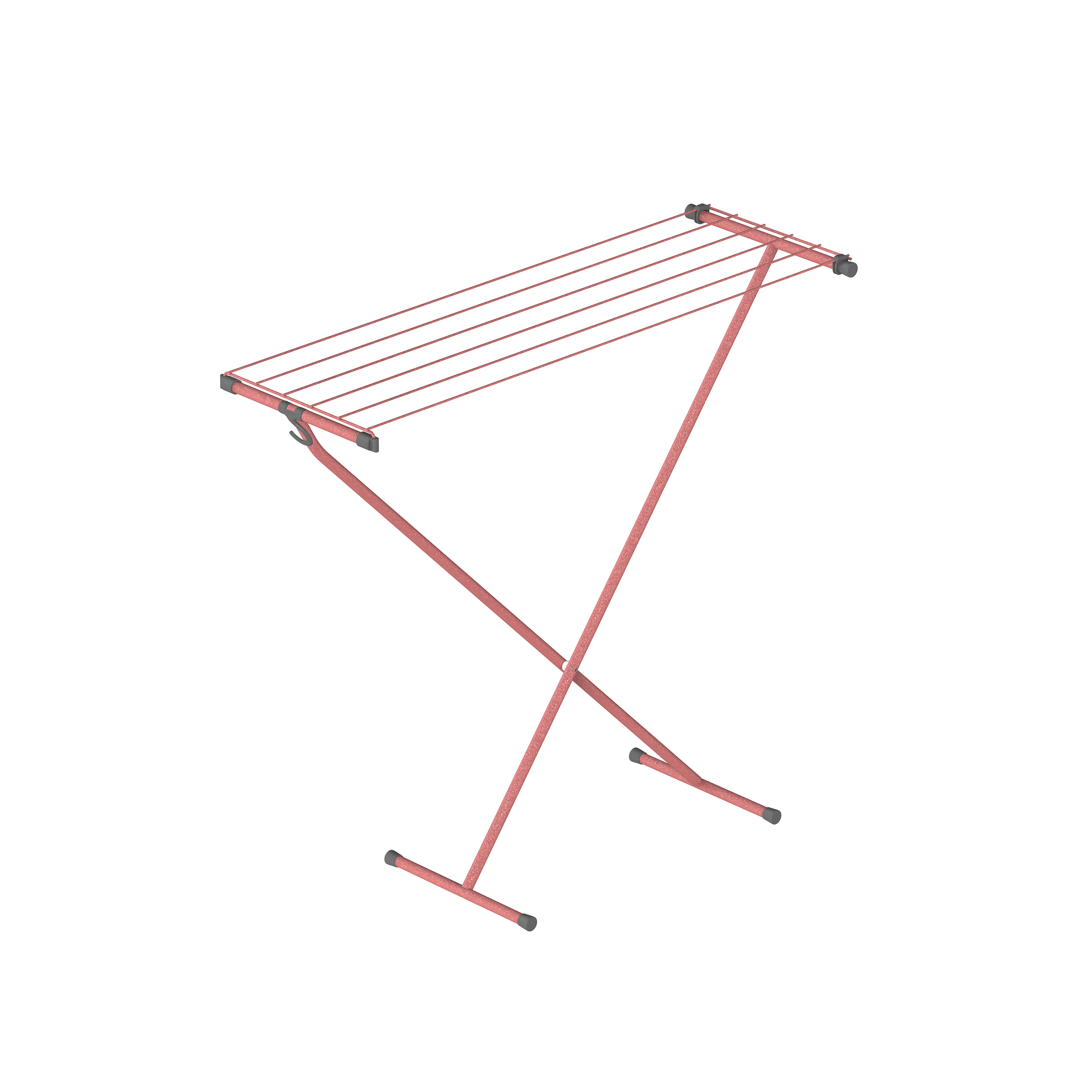 Tendedero Compact Rosé - Almacenamiento inteligente - 90x 32 x 83 cm