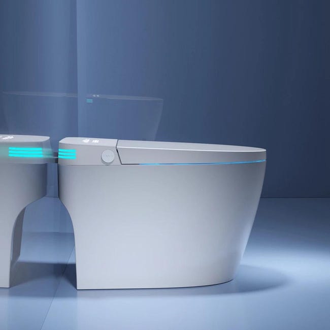 Inodoro inteligente kleenmac salida horizontal derecha - blanco