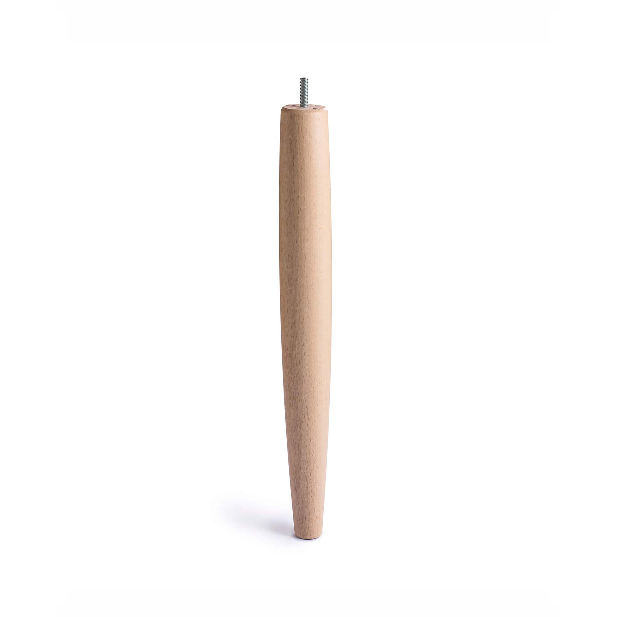 Pata para mueble rei 949 | 46x46x400 mm | laca haya transparente