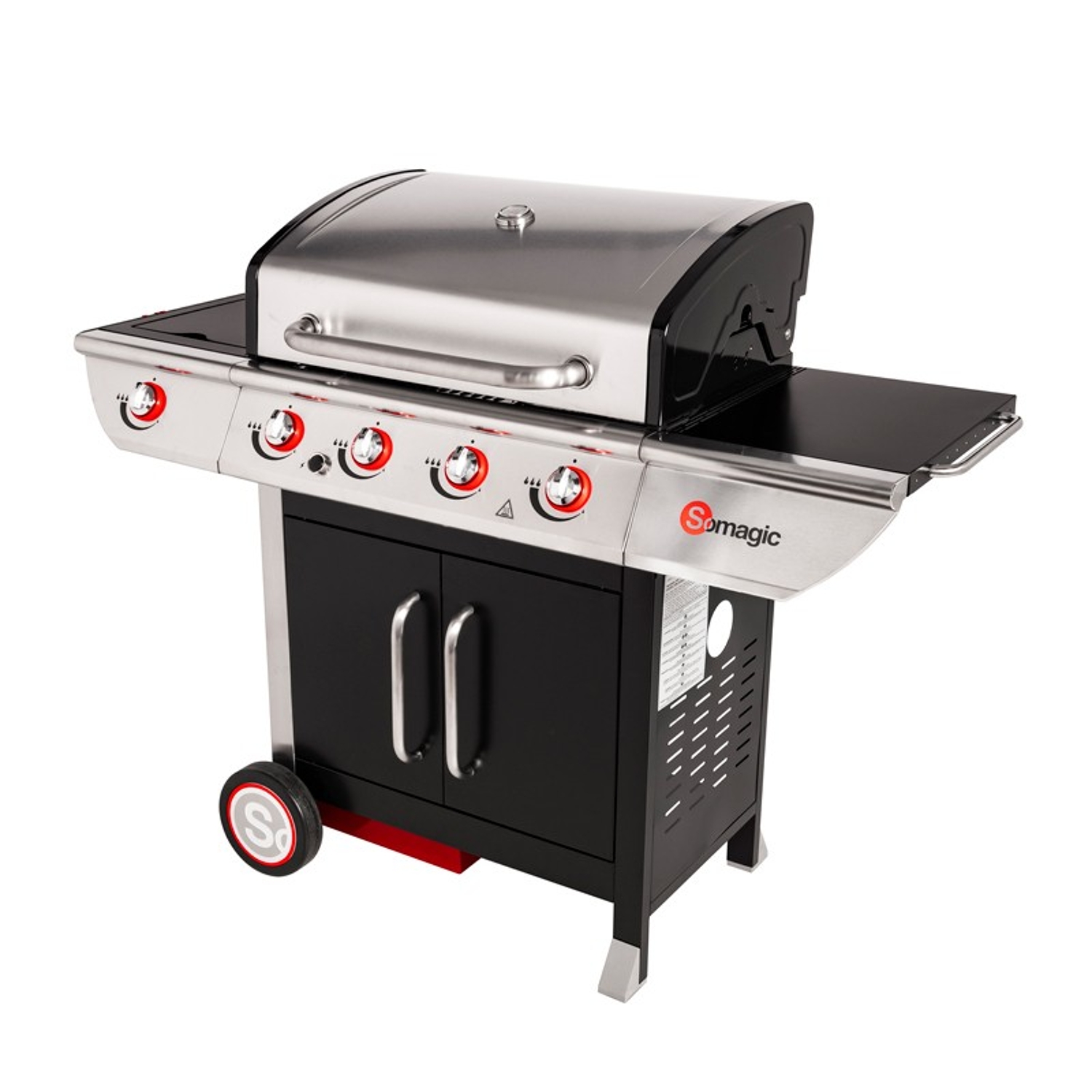 Barbacoa de gas manhattan 450gpi 4 quemadores + cocina de 14kw