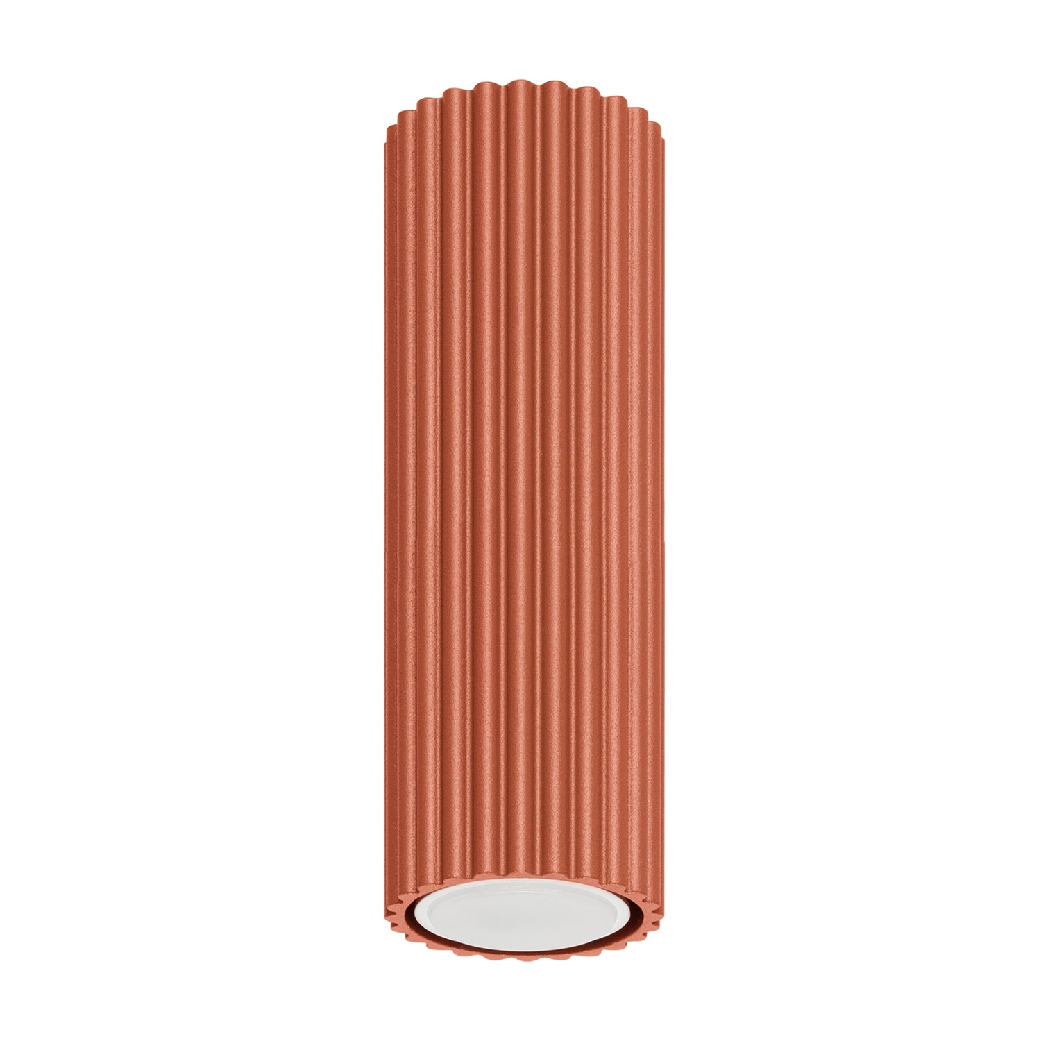 Lámpara de techo karbon 1 ocre rojo aluminio 6.5x20x6.5cm