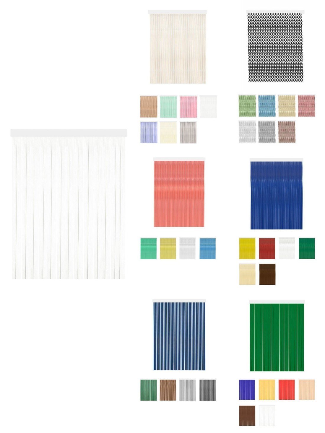 80 x 240 cm | diana - blanca | cortinas de exterior impermeables – cort -