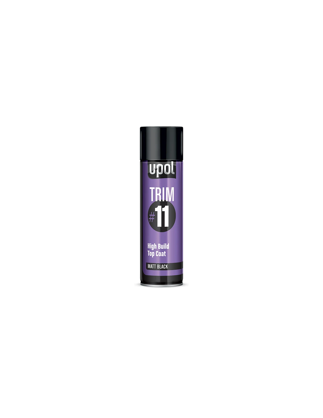 Spray premium trim 11 negro mate u-pol 450 ml