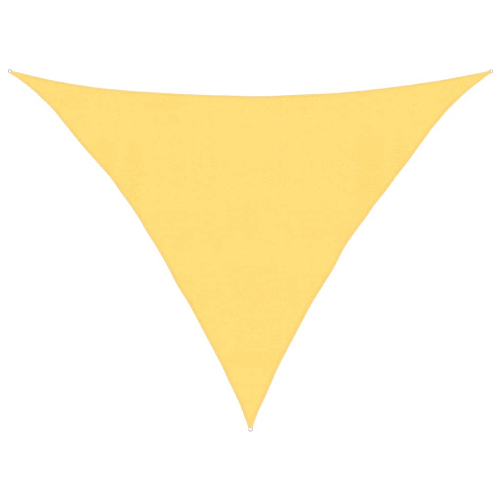 vidaXL toldo de vela hdpe beige 160 g/m² 4x4x5,8 m