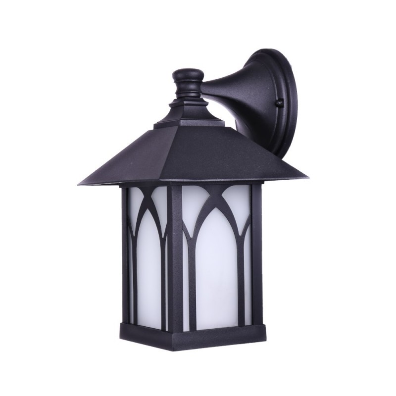 Farol de pared xanela exterior, E27 (max 60w) traslucido