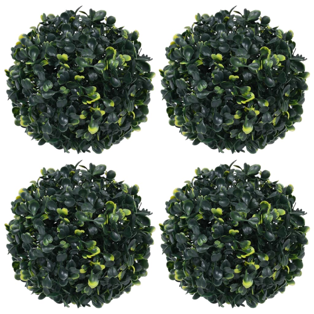 Bolas de boj artificial 4 unidades 12 cm eerf4383