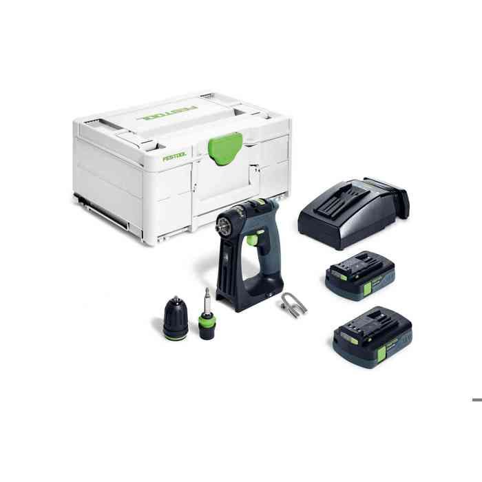 Taladro atornillador compacto inalámbrico - 18v - 2x3ah - centrotec