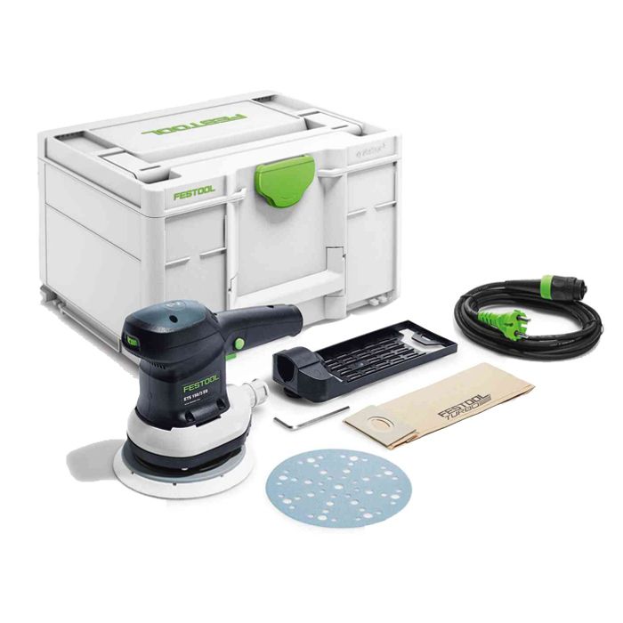 Lijadora excéntrica 310w ets 150/3 eq-plus - festool - lijado de acabado -