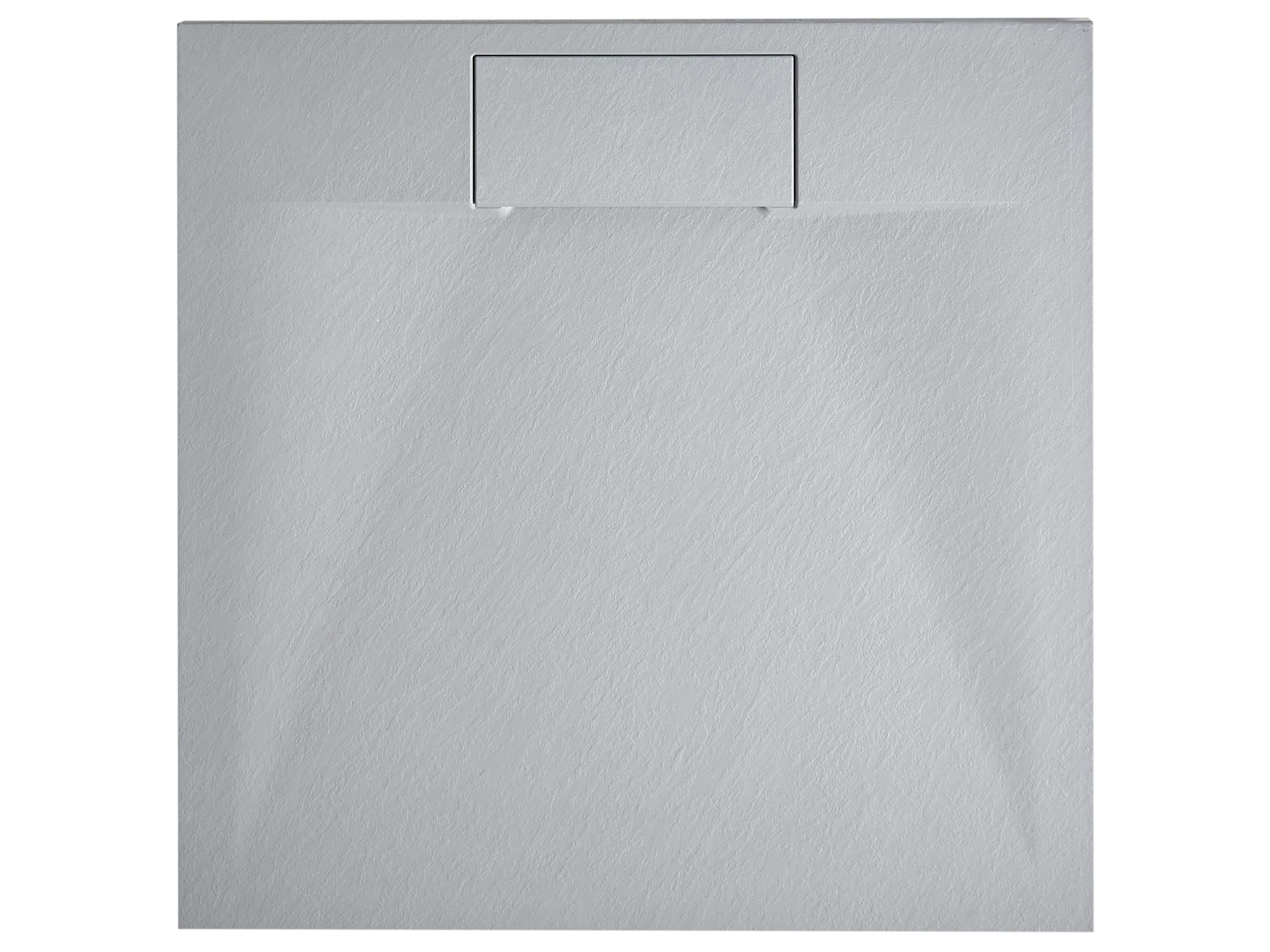Plato de ducha azzurro 80 x 80 x 3 cm gris