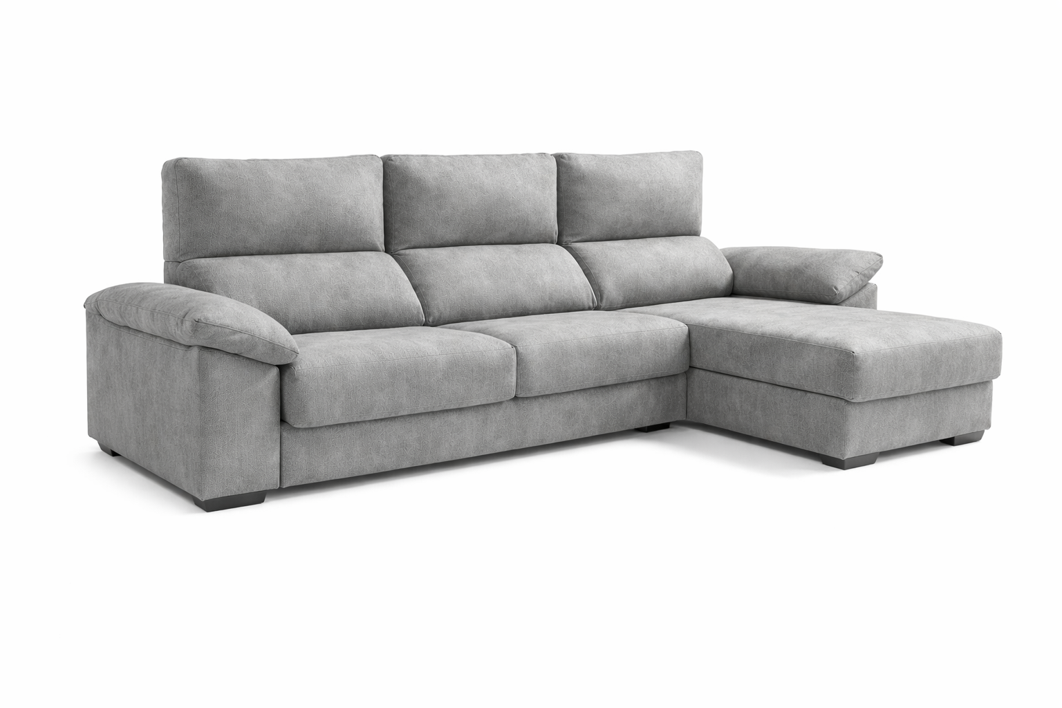 Dupi sofá chaiselongue sleep pro | arcón reversible | gris