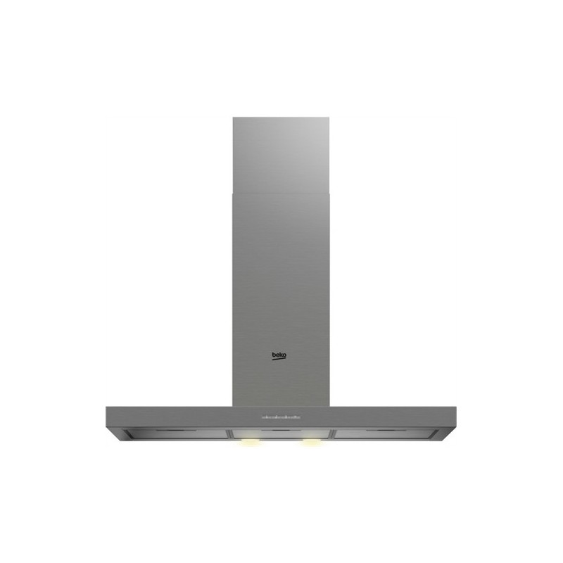 Campana decorativa beko bhcb91622bxh inox 90 cm 616 m³/h