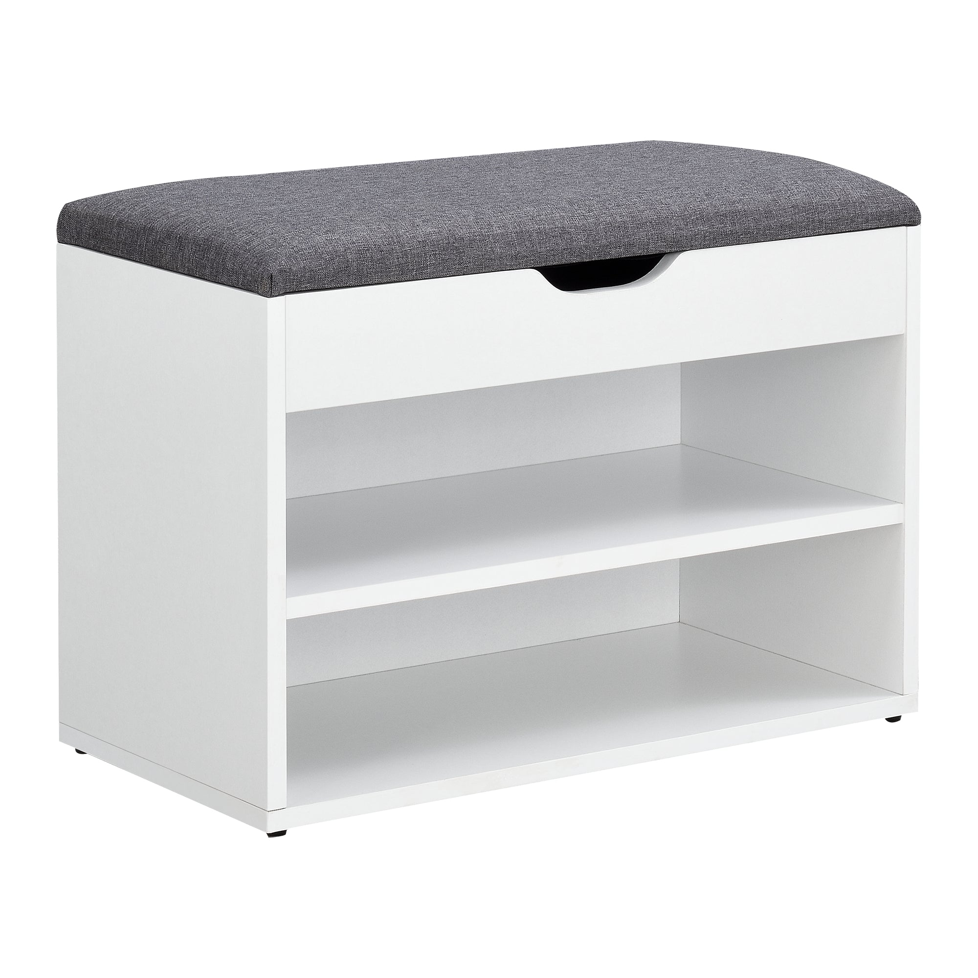 Banco zapatero 46 x 60 x 30 cm blanco