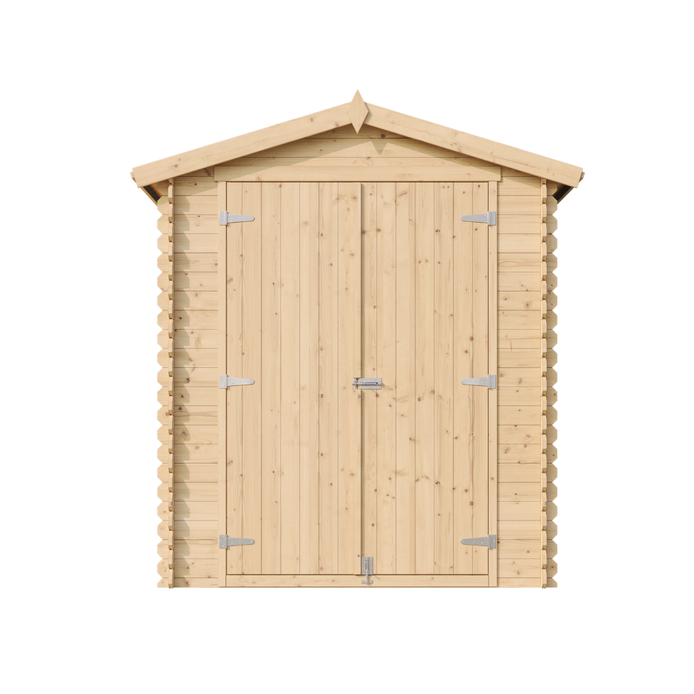 Timbela m367c1+m367g caseta de jardín exterior de madera 1,98 m²