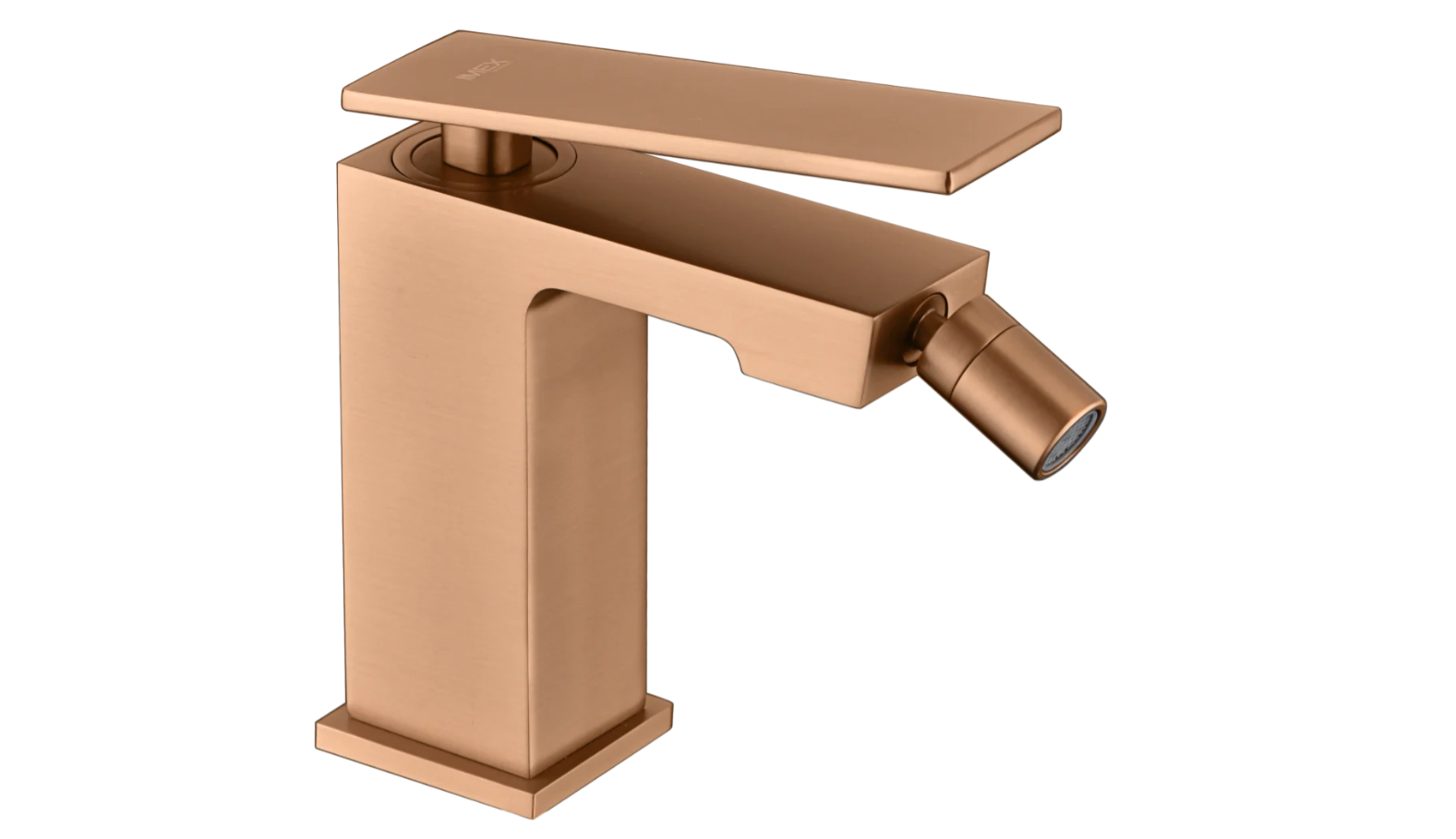 Mice- grifo monomando de bidet- mezclador de wc - color oro rosa cepillado