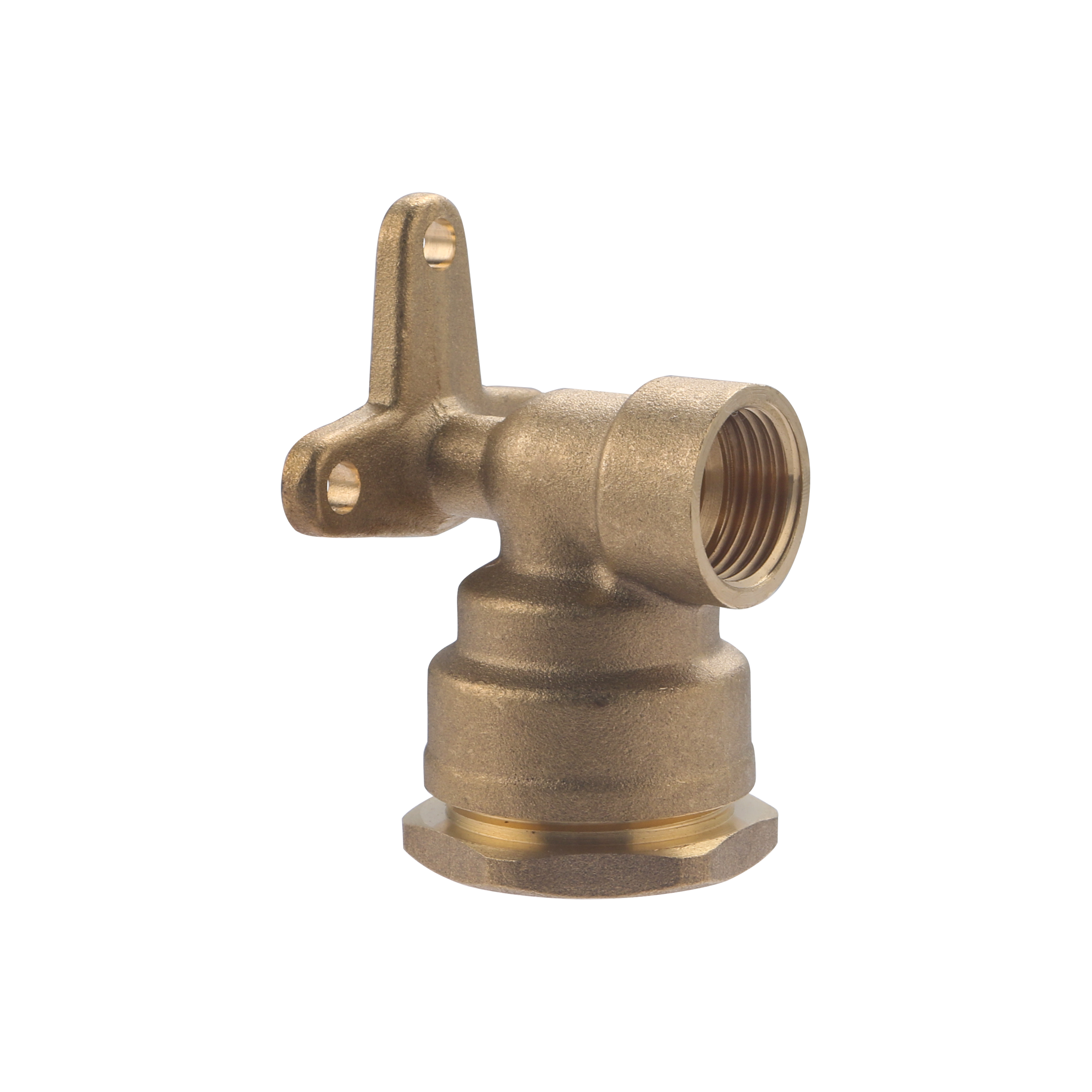 Conector de latón pe, codo aplicado ø25 - hembra 1/2 '