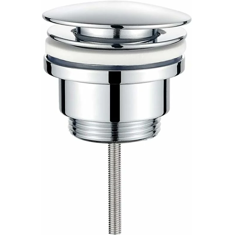 Valaz valvula click clack para lavabo o bide redondo cromado