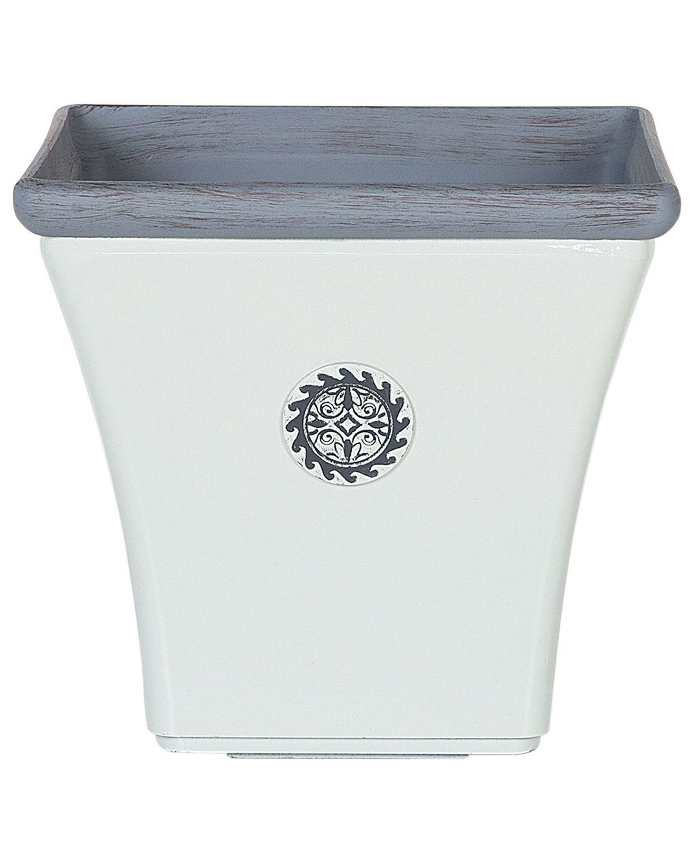 Maceta elateia 37 cm blanco