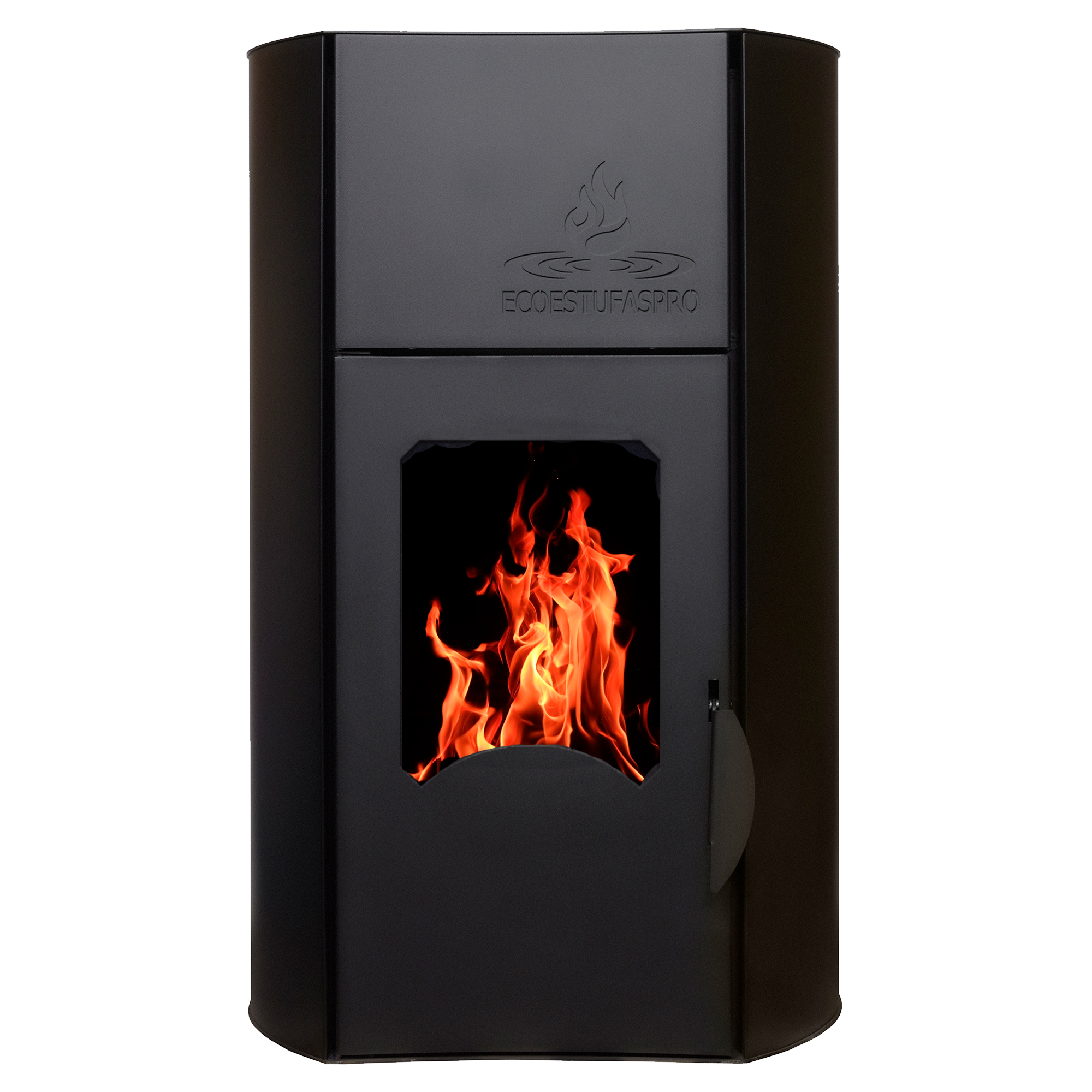 Hidroestufa de pellet Hydra 30, Negro, 30kW hasta 240m2