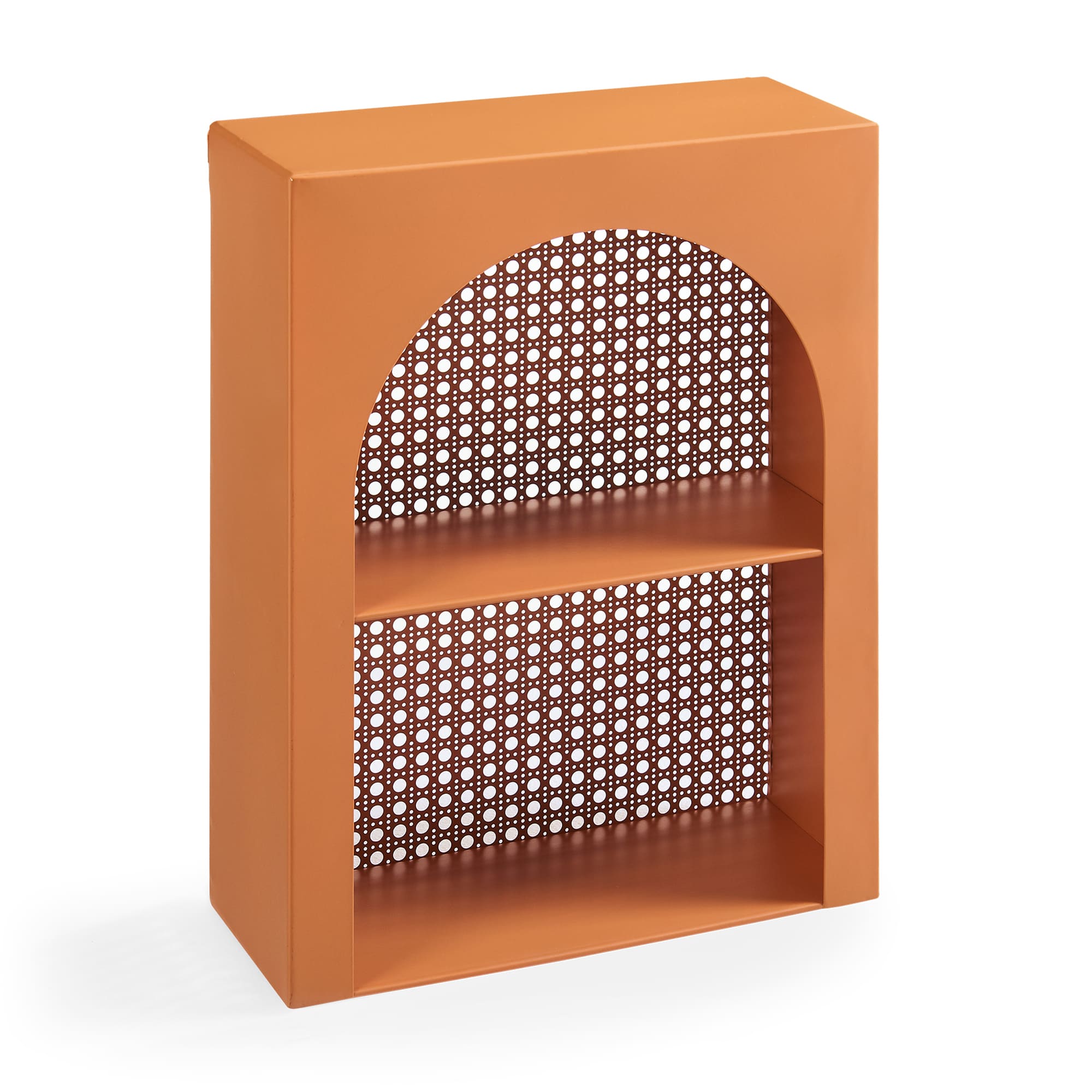 Estantería de pared jäller 40x30x13 cm - naranja [en.casa]