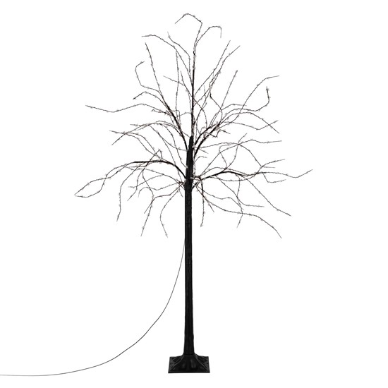 Árbol de navidad 150cm con luz LED cálida decoración para fiestas