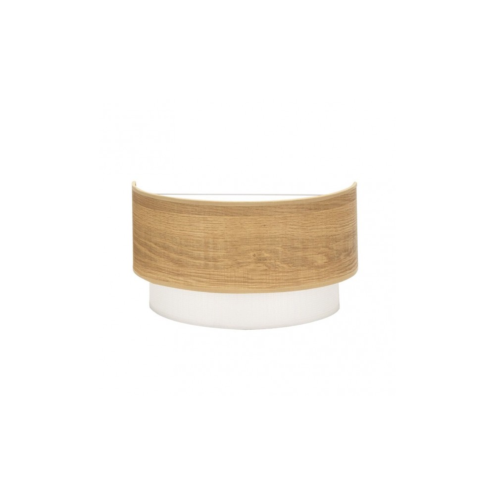 Aplique myriam 1xE27 madera clara 17x30x16 cm