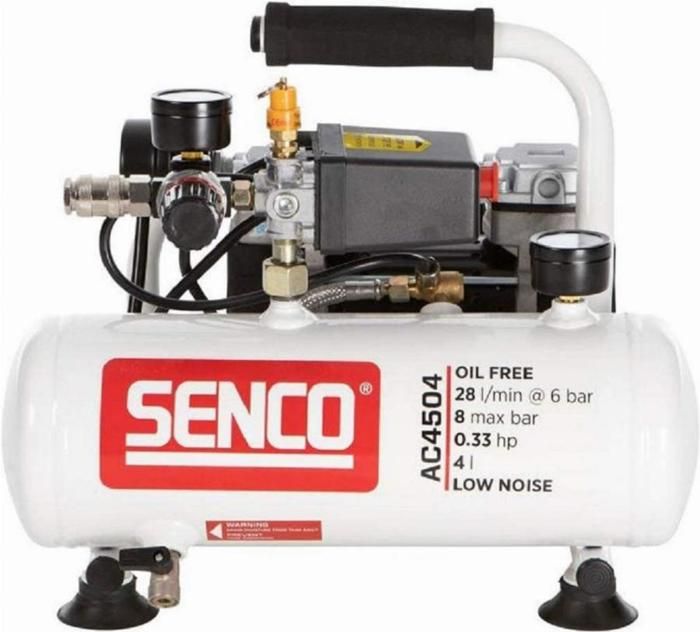 Compresor de aire discreto ac4504 sin aceite 4l - senco - afn0024