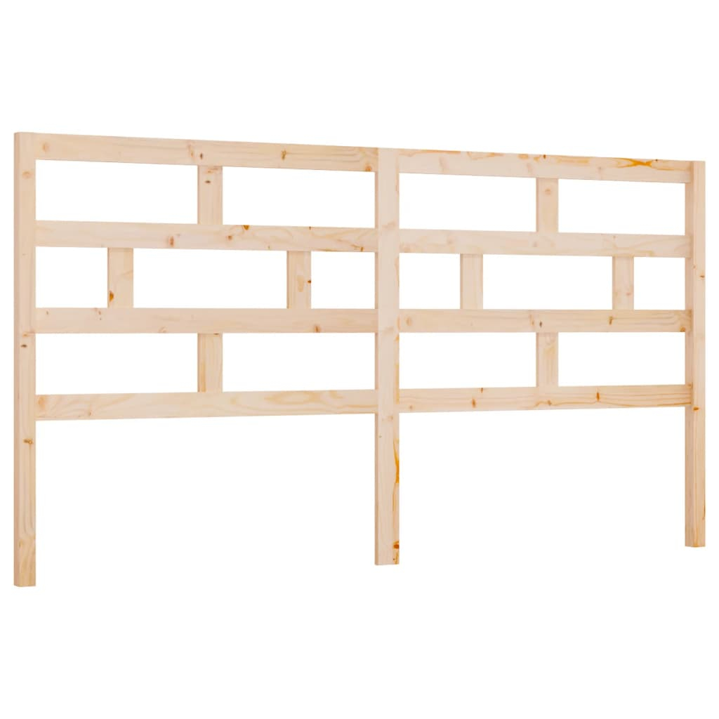 vidaXL cabecero de cama madera maciza de pino 206x4x100 cm