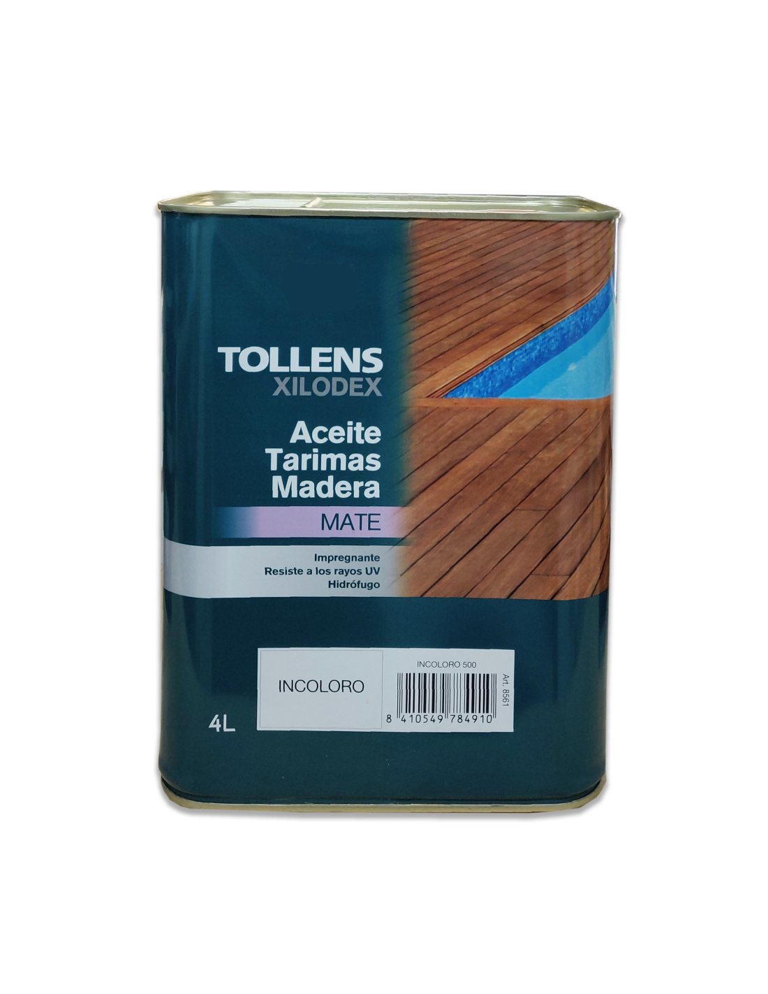 Aceite tarima madera incoloro 4 lt