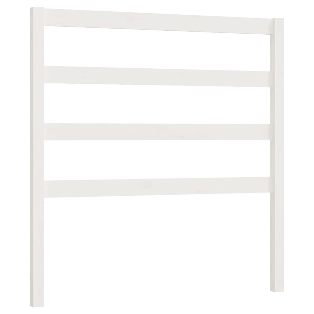 vidaXL cabecero de cama madera maciza de pino blanco 95x4x100 cm