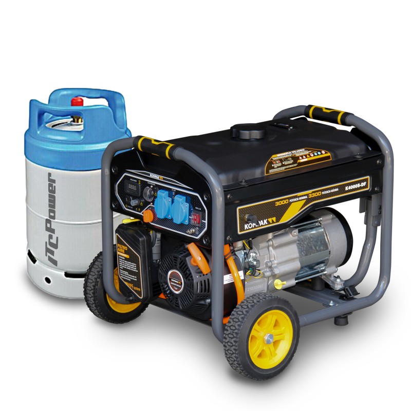 K4000s-df generador dual fuel monofásico 3,3 kw kompak