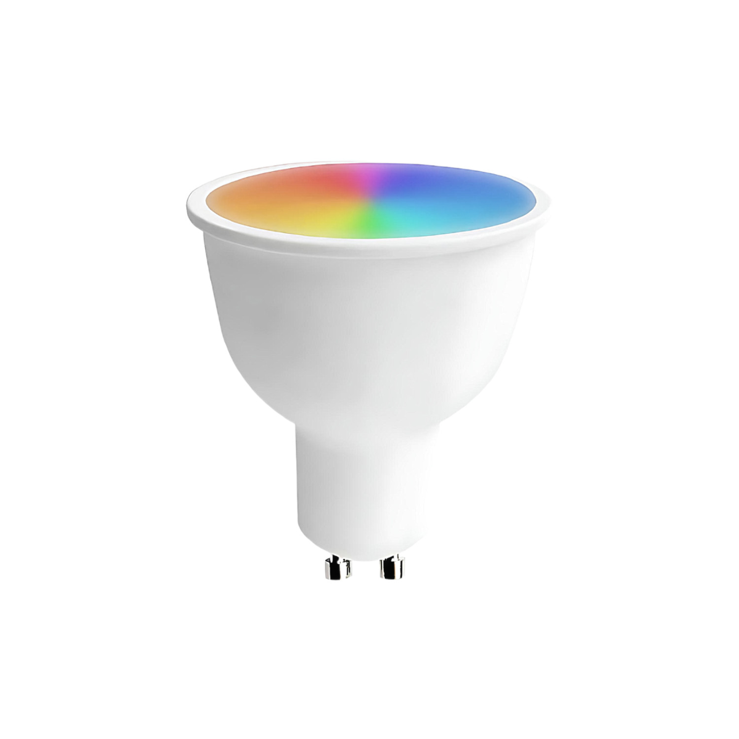 Bombilla LED spotlight smart Wi-Fi gu10 5w equi.25w 380lm rgbww regulabl
