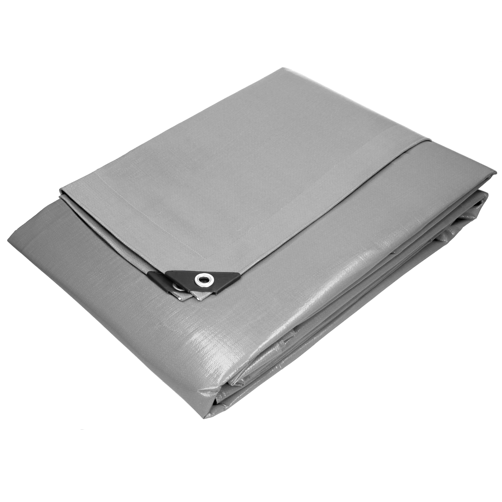 Lona de protección impermeable con ojales 4x6m gris ecd germany