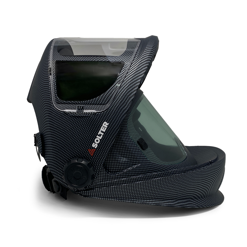 Solter - pantalla soldadura hellmet r-30 flip-up, visión panorámica