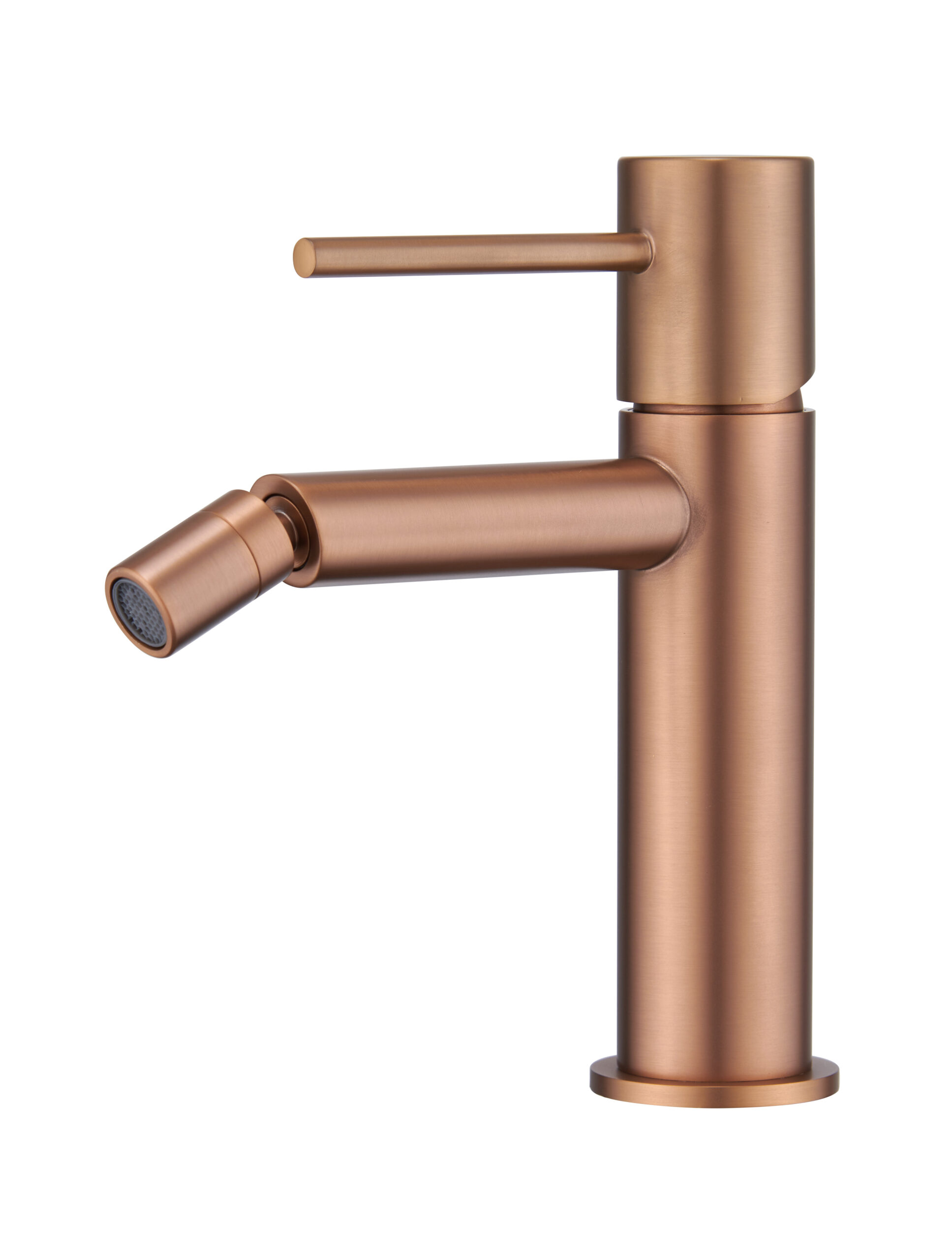 Grifo de bidé monomando serie monza – oro rosa cepillado–cartucho cerámico