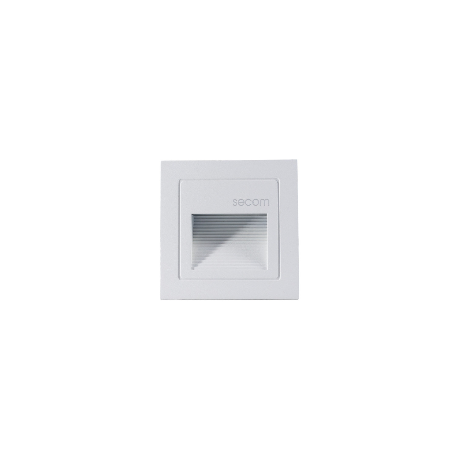 Aplique pared LED empotrable trido mini 2w 90lm ip65 secom