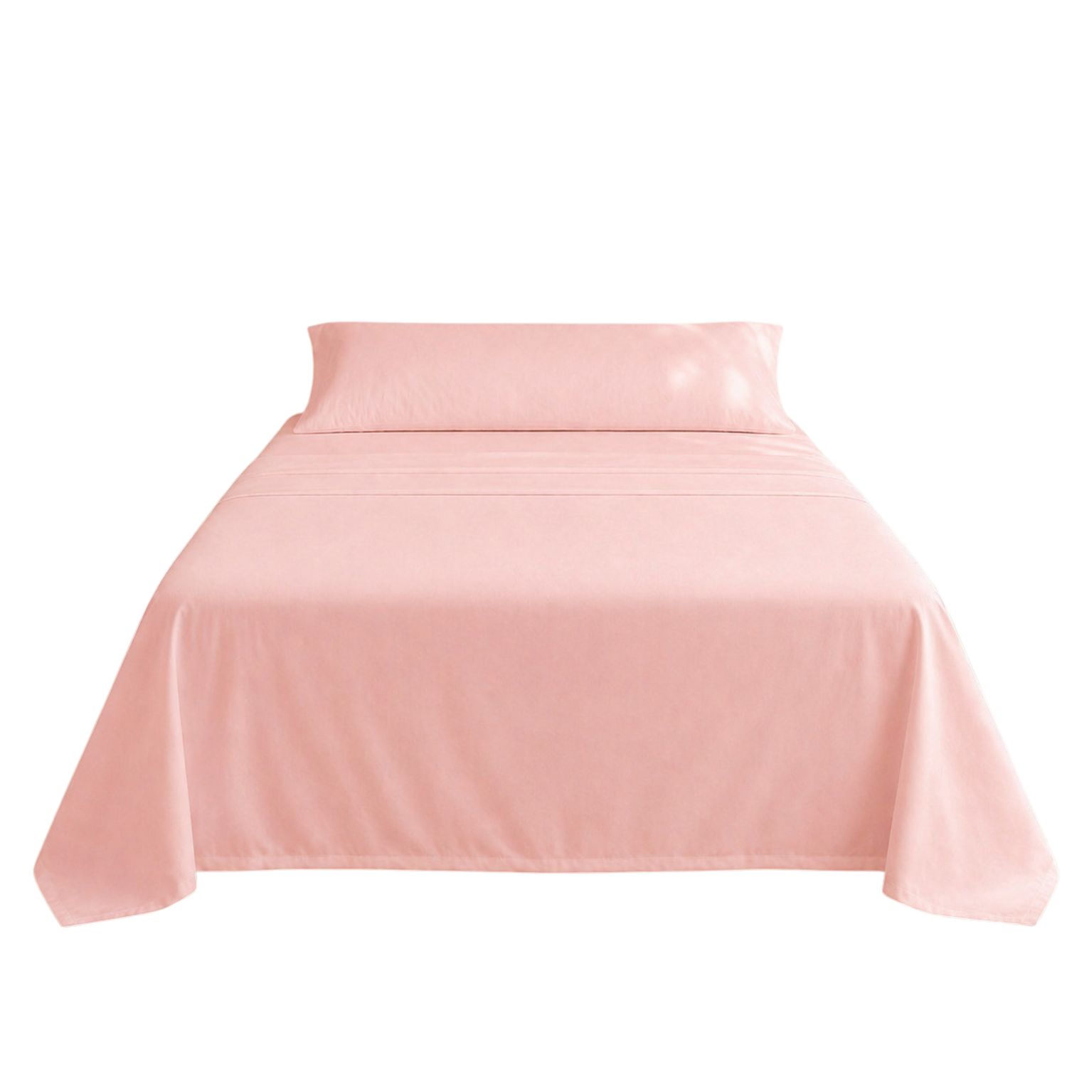 Juego de sábanas rosa cama 180cm 144 hilos donegal collections