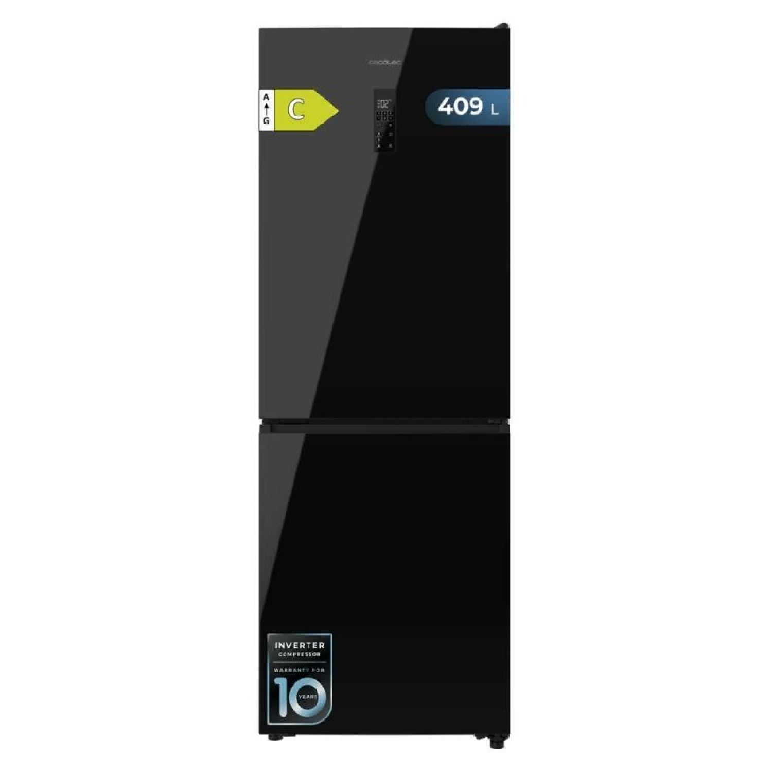Cecotec frigorífico combi 409l total no frost bolero coolmarket combi 409