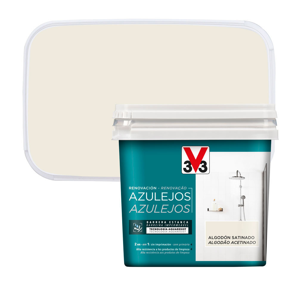 Pintura para azulejos y paneles algodón 750 ml