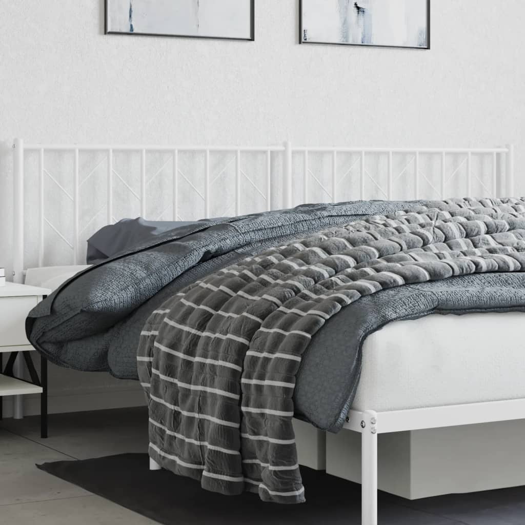 Cabecero de metal blanco 200 cm eso6731