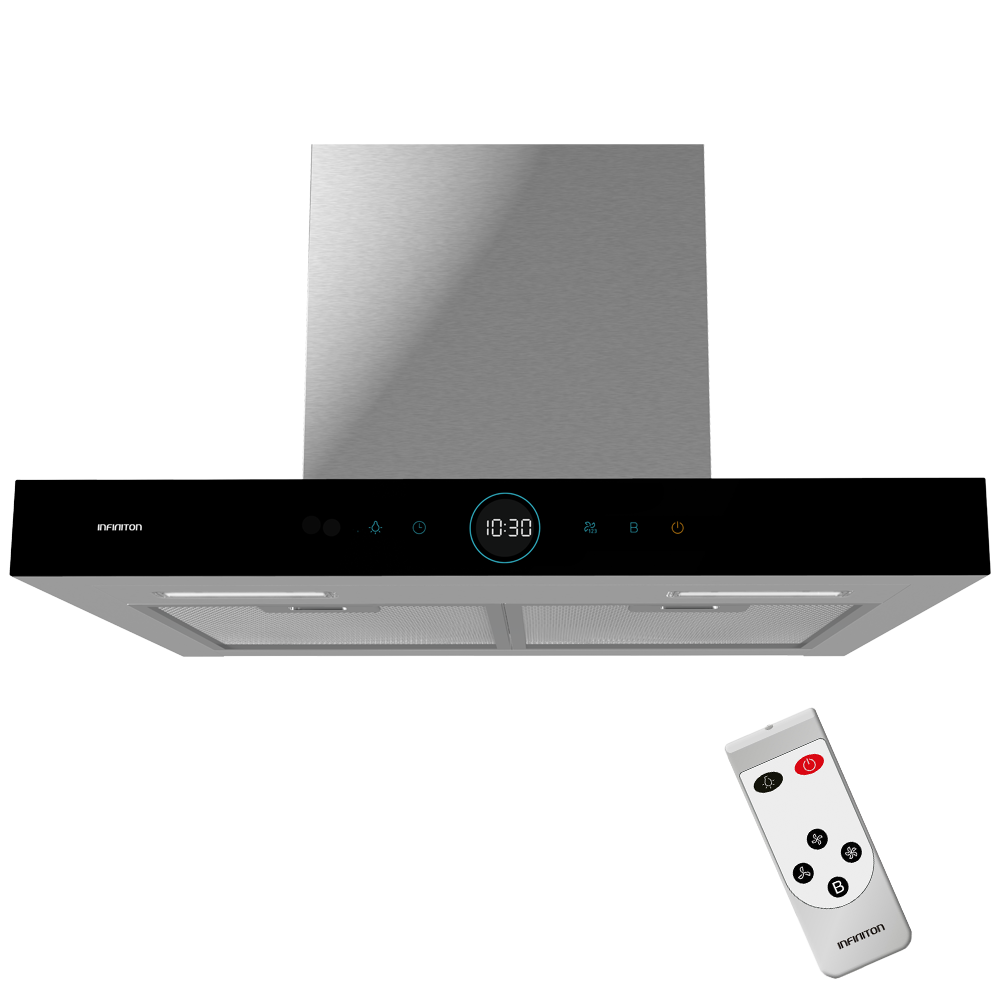 Campana infiniton cmpt-clr71s - inox, 70 cm, 800m³/h, 250w, t invertida