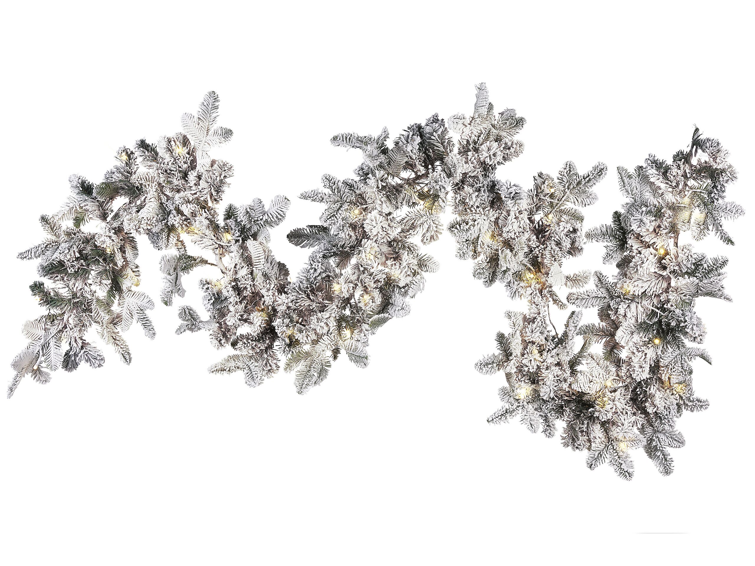 Guirnalda de navidad nevada LED sundo 180 cm blanco