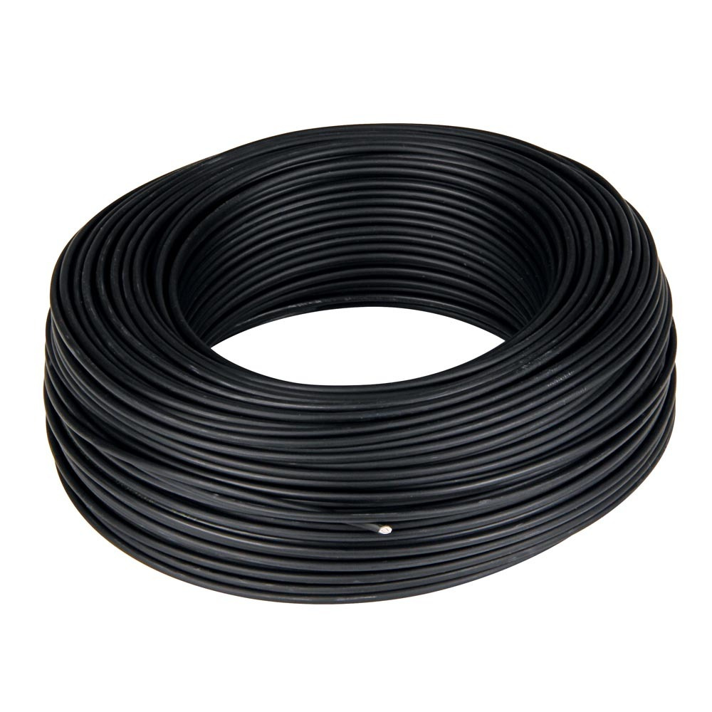 Cable H07V-K 1x2,5mm negro rollo 100m