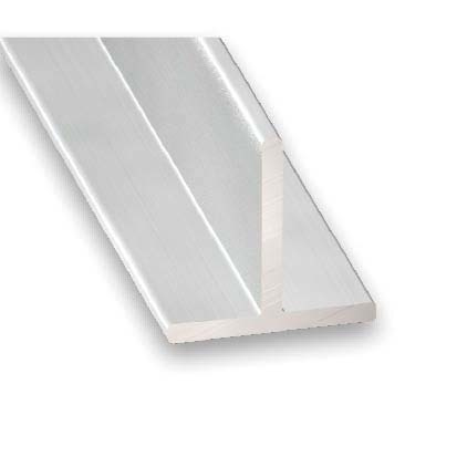Perfil en T aluminio 100 x 2 x 2 cm