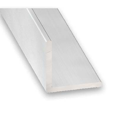 Ángulo de aluminio bruto 100 x 1,5 x 1,5 cm