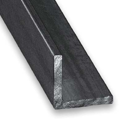 Ángulo de acero laminado 100 x 4 x 4 cm